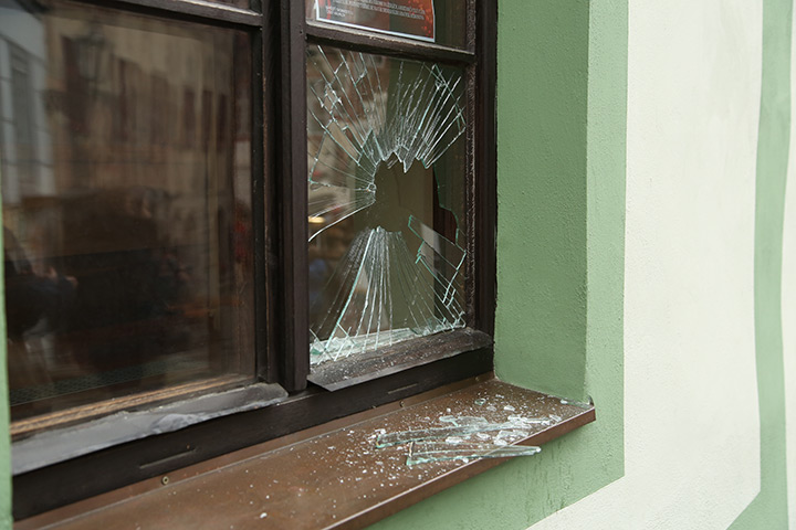 A2B Glass are able to board up broken windows while they are being repaired in Eastleigh.